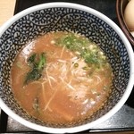 麺屋一燈 - つけ汁アップ