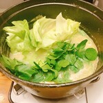 練馬 鳥長 新潟 - 野菜のしゃぶしゃぶ