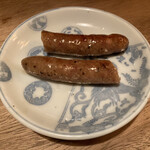 炭焼創彩鳥家 人見 - ガーリックソーセージ　230円