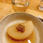 練馬 鳥長 新潟 - 大根の煮物お口直し