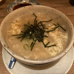 炭焼創彩鳥家 人見 - スープ雑炊　350円