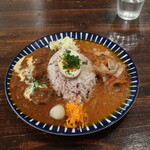 リトルネストカフェ - あいがけカレー