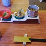 釜飯と和食 旬 - 先付け三種