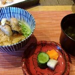 釜飯と和食 旬 - 牡蠣釜飯