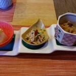 釜飯と和食 旬 - 先付け三種