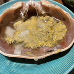 炭平 - 蟹味噌　生で食べられます