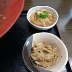 食堂 大江山 - 鬼そば定食の小鉢