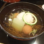 壽山 - 2013/07　鱧の葛打ち　冬瓜　戻し梅