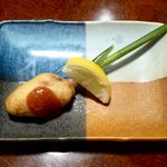 レストラン イコブ - 谷中生姜の豚肉巻きフリッター　2013.7.2