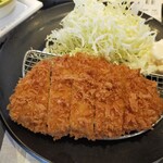 松のや - 朝得ロースかつ定食のロースかつ
