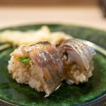 うを徳 - 2023.3 鹿児島長島産真鯵押し寿司