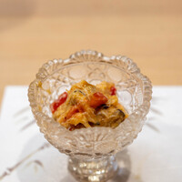 うを徳 - 2023.3 毛蟹・白海老・ワラビ・徳島産珊瑚樹トマトのタルタル