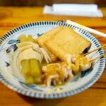 Oden Takasago - ふき・さつま揚げ・すじ