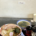 らー麺　Do・Ni・Bo - 煮干油そば味玉入り780円