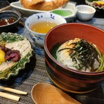 佐宗 - 焼きおにぎり出汁かけ　もう腹パン!