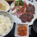 Yakiniku No Watami - カルビハラミランチ1188円