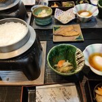 佐宗 - 朝食　ご飯炊きたて!