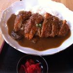 お食事処 大名 - カツカレーセット1000円左側