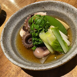 しおて - 飯蛸と春野菜の炊き合わせ
