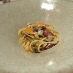 リストランテ カノフィーロ - ホタルイカと遮光タンポポのアーリオオーリオ　スパゲッティ