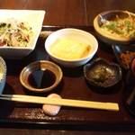 おこげや - 本日のお刺身の薬味あえ定食