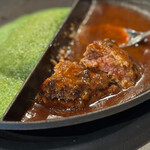 ハンバーグとはんばーぐ - 断面