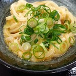 なりや - かまたま、玉子は店員がいれてくれる