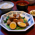 中華風家庭料理 ふーみん - 豚肉の梅干煮定食＠税込1,250円