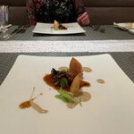 ウイズ - 筍、茸、ツクシ、マッシュルームソース