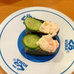 無添くら寿司 - えびサラダ軍艦 (税込)115円(2023.03.11)