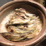鮎の焚き込み御飯