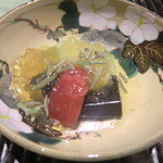 ごま豆腐と野菜