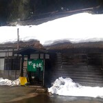 わらぐちそば - 未だに雪深い次年子地区‥