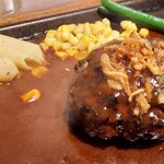 ハンバーグ＆ステーキ食堂クラウゾ - デミグラスソースハンバーグステーキ200g