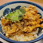 そば処きく池 - 舞茸揚げ丼