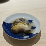 鮨 西崎 - 白バイ貝。