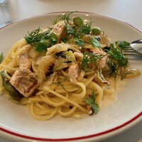 CODA ROSSA - サクラマスのクリームパスタ