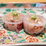 日本料理FUJI - 焼津 ジンドウイカ(ヒイカ)の飯蒸し