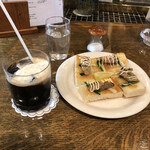 珈琲店 トップ - オイスタートースト・ドリンクセット