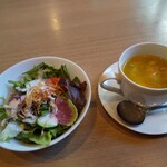 Bel Salice - ランチのサラダ＆スープ