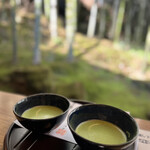 休耕庵 竹の庭の茶席 - 