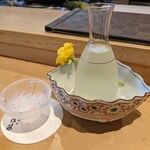 ぎおん 佐藤 - 夫は冷酒に切り替えました