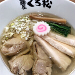 麺屋くろ松 - 錦爽どりの白醤油らーめん