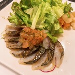 ル・マルカッサン - アジのちょっとくんせいカルパッチョ　