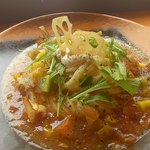 かま釜うどん - トマトすりおろし