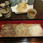 手打百藝 泰然 - 天婦羅も注文しました。いやー豪華ですね♪