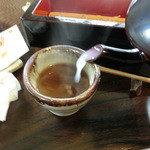 手打百藝 泰然 - そば湯　：　すごくトロリンです。只のお湯じゃないんだなぁと改めて実感ｗいやぁ美味しかったです。