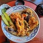 天ぷらふく西 禅と匠 - 特製天丼