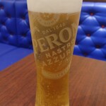 PIZZERIA da TASAKI - ペローニ 生ビール 680円  (食事の邪魔をしないあっさり清涼感あるキレある味わい)