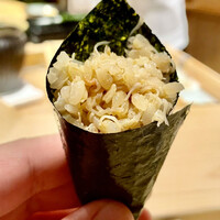 不動前 すし 岩澤 - 毛蟹手巻き